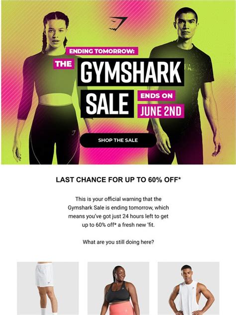 gymshark sale may 2022