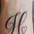 h letters tattoo designs