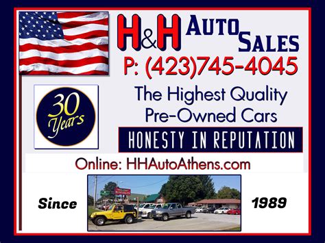 H&H Auto Sales: Your Trusted Source For Quality Used Cars In 2023