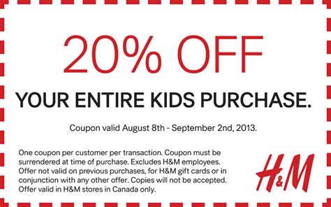 Save Big On Your Shopping With H&M Coupon Canada