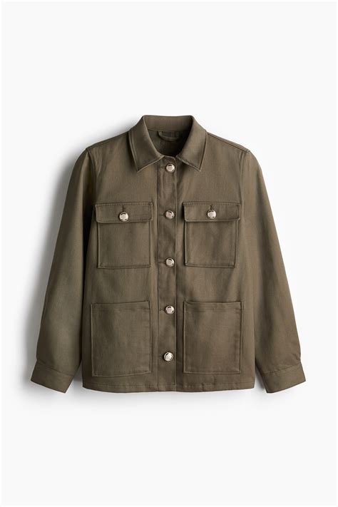 H&M Green Utility Jacket