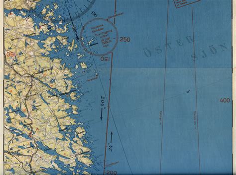 Karta över försök till bäring av regalskeppet Vasa 18951897. PICRYL