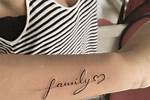 Hình Xăm Family Đẹp ️ Tatto Xăm Chữ Family Is Forerver