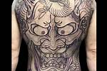 Hình xăm mặt quỷ kín lưng Tattoo Gà