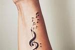 Hình Xăm Nốt Nhạc Mini Đẹp Nhất ️1001 Tattoo Nốt Nhạc