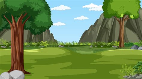 hình nền rừng hoạt hình