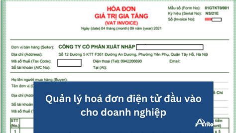 hóa đơn điện tử đầu vào