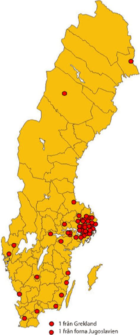 Högskolor I Sverige Karta Karta 2020