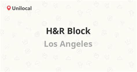 h and r block los angeles ca