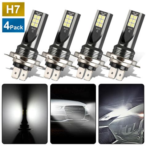 h1 and h7 led headlight bulbs