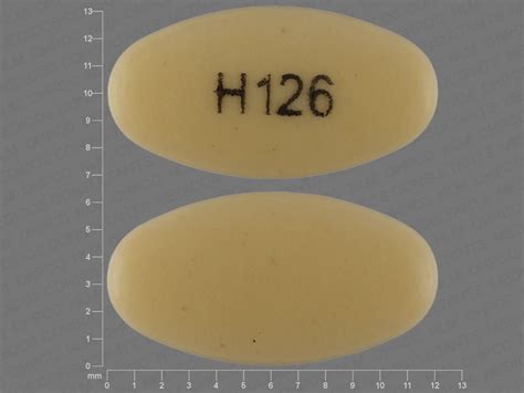 h126 oval pill