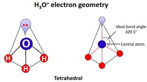 h3o+ electron geometry