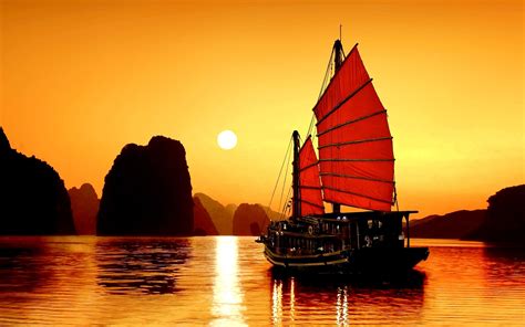Ha Long Bay Sunset