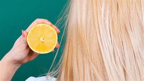 Haare aufhellen mit Zitrone Easy Anleitung