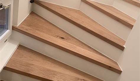 habillage d’un escalier bois avec des plateaux massif