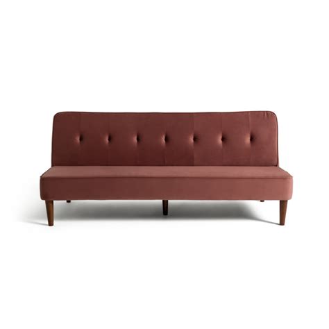 This Habitat Odeon 2 Seater Velvet Sofa Bed   Pink With Low Budget
