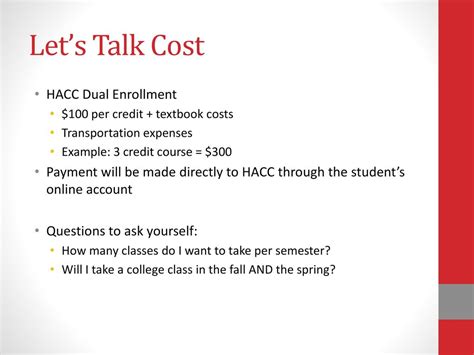 hacc credit hour cost