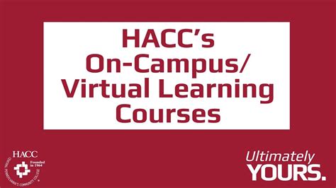 hacc online classes