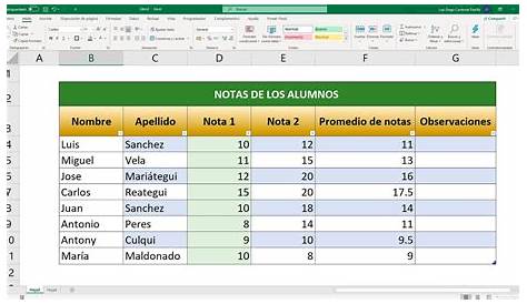 Tablas de datos en Excel « Excel Avanzado