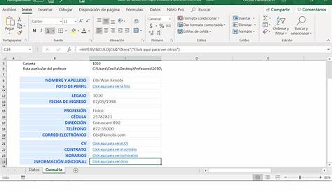 Como hacer una BASE DE DATOS en Excel. | Clases de computacion, Tablas