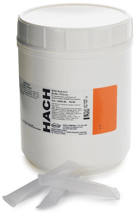Hach Bod Nutrient Buffer Pillows Sds