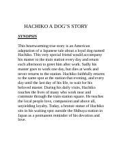 hachiko dog story summary