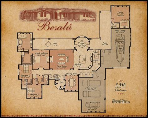 hacienda home designs and floor plans