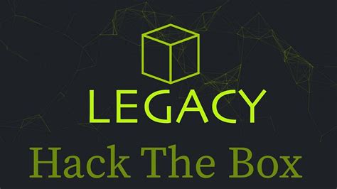 Hack The Box Legacy Walkthrough YouTube
