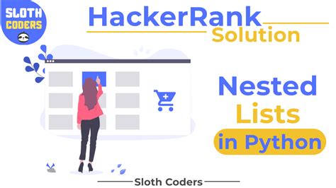 hacker rank nested list solution