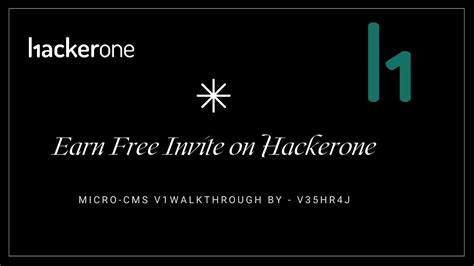 Hackerone Ctf Walkthrough