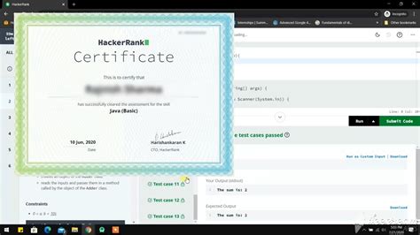 hackerrank problem solving basic certification solutions java