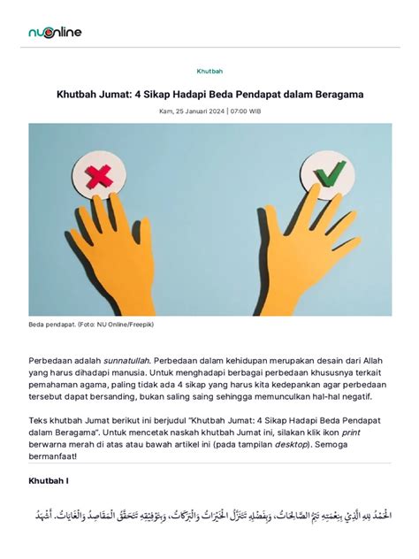 hadapi perbedaan