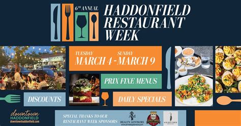 haddonfield nj restaurant week