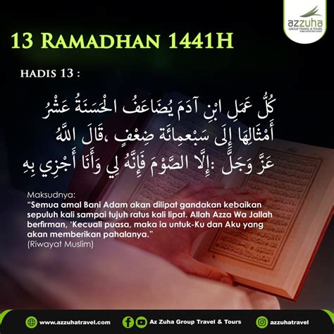 Status Hadis Ramadhan; Keampunan, Rahmat & Bebas Neraka Abu Anas Madani