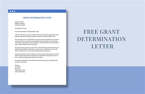 haf grant determination letter 2023