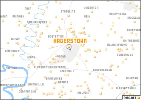 Hagerstown Usa Google Map