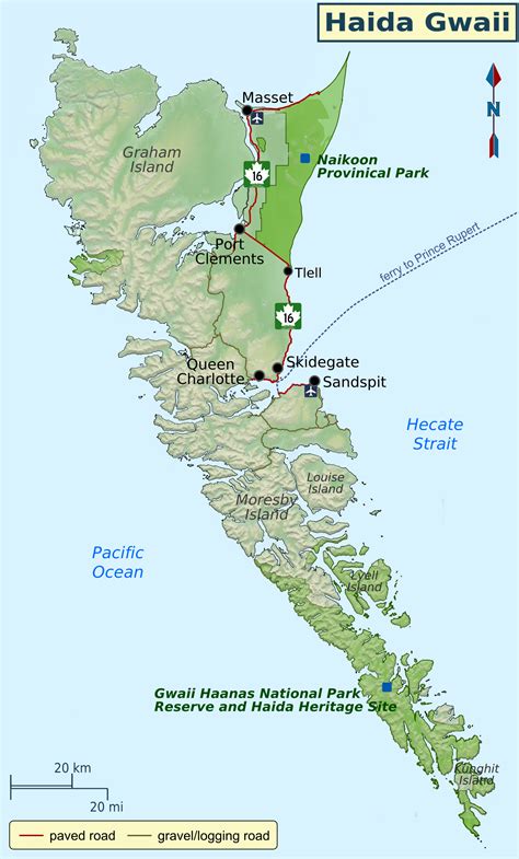 haida gwaii map