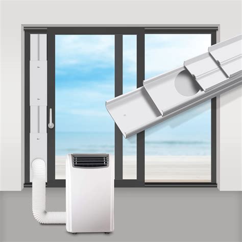 haier portable air conditioner sliding glass door