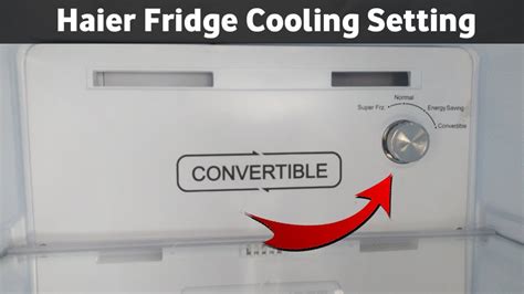 Haier Refrigerator Coldest Setting