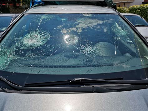 hail damage to windshield