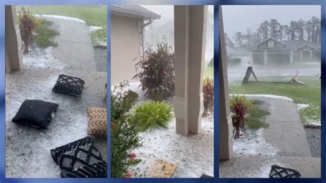 hail storm in west melbourne fl
