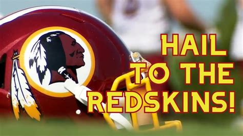 hail to the redskins banner