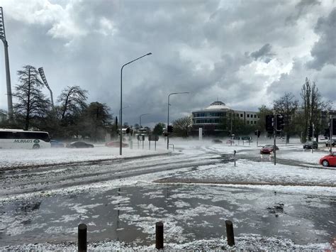 hail warning canberra today