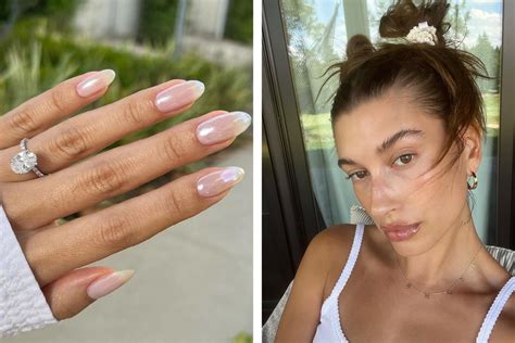 hailey bieber nails