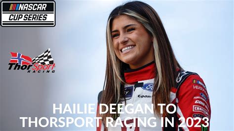 hailie deegan thorsport racing