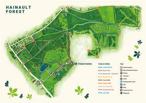 hainault forest map