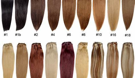 Hair Extension Colors And Styles LELINTA 11PCS Straight Colored Clip In s