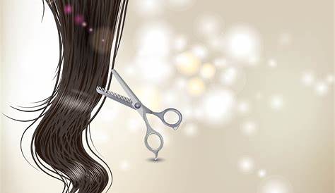 Hair Salon Background Vector Seamless Stock Illustration