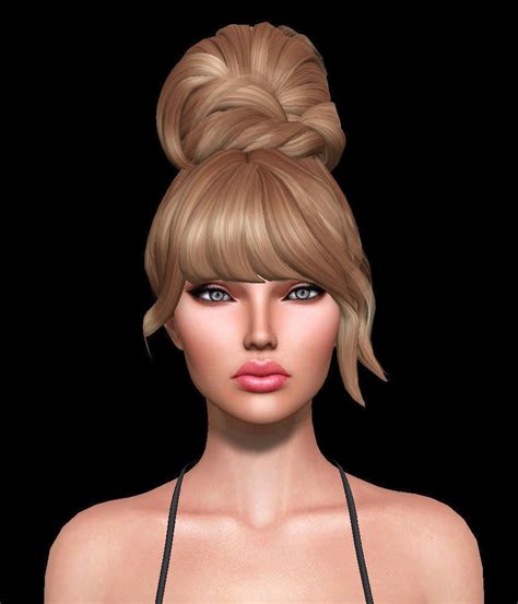 3D female hairstyle hair model TurboSquid 1418954
