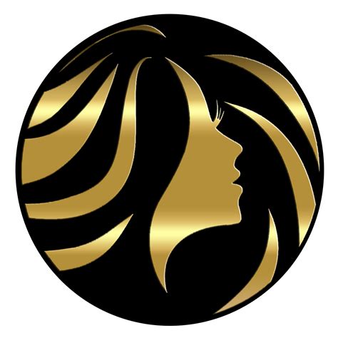 Beauty Parlour Hairstyle Logo, hair transparent background PNG clipart